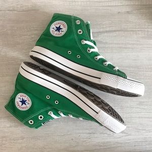 Converse Chucks Hi-top all-star Green LN like new